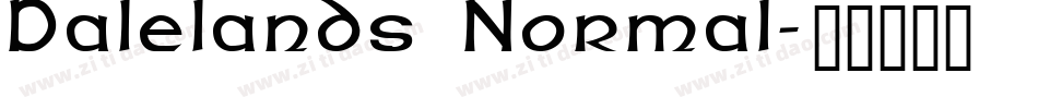 Dalelands Normal字体转换